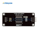 TM1637 4 Digit 0.56 inch Yellow Digital LED Display Tube Decimal 7 Segments Clock Double Dots Module 30x14mm For Arduino