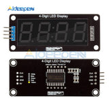 TM1637 4 Digit 0.56 inch Yellow Digital LED Display Tube Decimal 7 Segments Clock Double Dots Module 30x14mm For Arduino