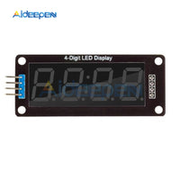 TM1637 4 Digit LED 0.56 Inch Display LCD Screen Tube 7 Segments Blue Display Clock Double Dots Module For Arduino Board