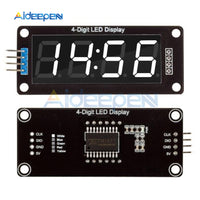TM1637 Clock Double Dots Module 4 Digit LED 0.56" 0.56 Inch 7 Segments Display Tube 5 Colors LED Display Module For Arduino New