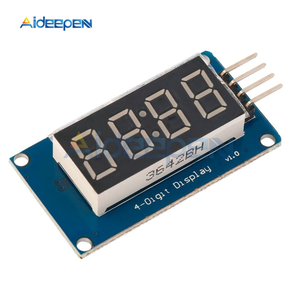 TM1637 LED Display Module For Arduino 7 Segment 4 Bits 0.36 Inch Clock RED Anode Digital Tube Four Serial Driver Board Pack