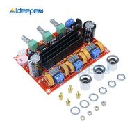 TPA3116 2.1 Digital Audio Amplifier Board DC12V 24V 2*50W+100W TPA3116D2 Subwoofer Speaker Amplifiers