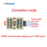 Temperature and Humidity Transmitter RS485 Serial Communica Temperature Sensors Modbus RTU Acquisition Module SHT20