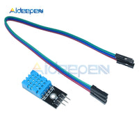 Temperature and Relative Humidity Sensor DHT11 Module with Cable Doupont Cable 5V