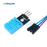 Temperature and Relative Humidity Sensor DHT11 Module with Cable Doupont Cable 5V