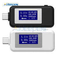 Type C USB Tester DC Digital Voltmeter Amperimetro Voltagecurrent Meter Ammeter Detector Power Bank Charger Indicator