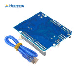 UNO R3 CH340G MEGA328P UNO R3 ATMEGA328P AU Board Module Compatible CH340 Micro USB Cool Version DIY Kit