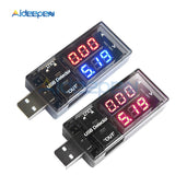 USB Charger Doctor Digital Dual Display Charging Battery Voltmeter Ammeter Ampermeter Current Meter USB Detector Smart Function