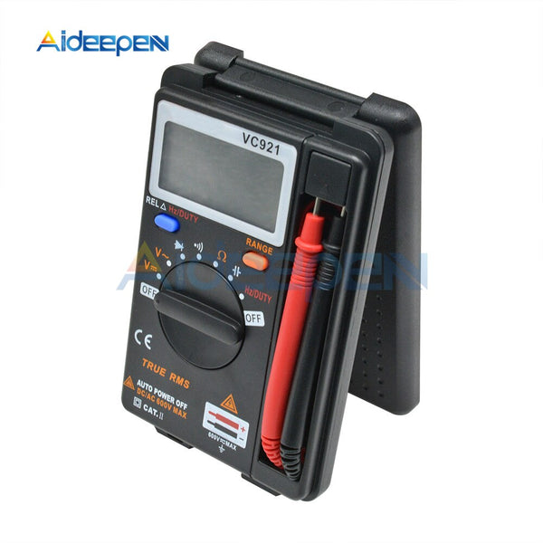 VC921 LCD Digital Multimeter True RMS Auto Range 4000 Counts Handheld AC/DC Frequency Voltage Resistance Capacitance Tester on AliExpress