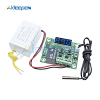 W1209 DC 12V AC 110 220V Thermostat Temperature Controller Incubation Switch Heat Cool Temp Thermo Module Red Blue Green White