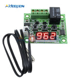 W1209 DC 12V AC 110 220V Thermostat Temperature Controller Incubation Switch Heat Cool Temp Thermo Module Red Blue Green White