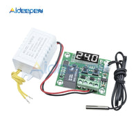 W1209 DC 12V AC 110 220V Thermostat Temperature Controller Incubation Switch Heat Cool Temp Thermo Module Red Blue Green White