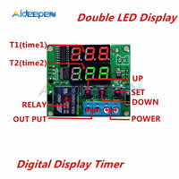 W1209 DC5V Thermostat Temperature Controller Regulator Switch Control Dual LED Digital Display Waterproof Sensor Module