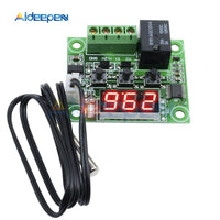 W1209 Red LED Digital Thermostat Temperature Control Thermometer Thermo Controller Switch Module DC 12V Waterproof NTC Sensor