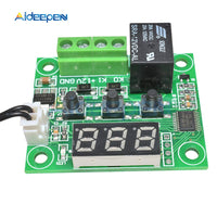 W1209 Red LED Digital Thermostat Temperature Control Thermometer Thermo Controller Switch Module DC 12V Waterproof NTC Sensor