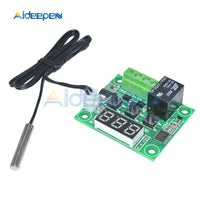 W1209 Red LED Digital Thermostat Temperature Control Thermometer Thermo Controller Switch Module DC 12V Waterproof NTC Sensor