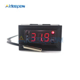 W1218 DC 12V LED Digital Thermostat Temperature Controller Regulator Thermometer Monitor Red Display for Incubator