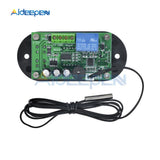 W1308 DC 12V Digital Thermostat Thermoregulator Blue LED Display Temperature Controller Switch with Sensor Probe