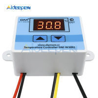 W3001 W3002 W3230 LED Digital Thermostat Temperature Controller AC 110V 220V DC12V 24V Thermoregulator Heating Cooling Control