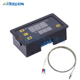 W3230  60~500℃ DC 5V 12V 24V 110V 220V AC Digital Temperature Controller LED Display Thermostat With Heating Cooling Switch on AliExpress
