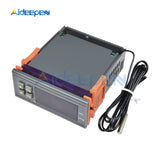 WH7016C AC 220V 10A LCD Digital Temperature Controller Regulator Thermostat Switch Thermometer with Probe  50~110 Celsius