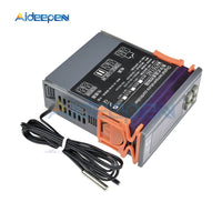 WH7016C AC 220V 10A LCD Digital Temperature Controller Regulator Thermostat Switch Thermometer with Probe  50~110 Celsius