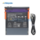 WH7016C DC 12V 10A LCD Digital Temperature Controller Regulator Thermostat Switch Thermometer with Probe  50~110 Celsius