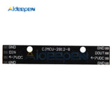 WS2812 WS2812B WS 2811 5050 RGB LED Lamp Panel Module 5V 8 Channel 8 Bit Rainbow LED Precise for Arduino Black Board