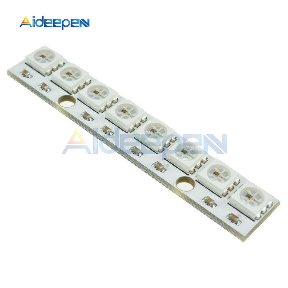 WS2812 WS2812B WS 2811 5050 RGB LED Lamp Panel Module 5V 8 Channel 8 B ...