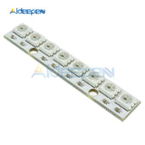 WS2812 WS2812B WS 2811 5050 RGB LED Lamp Panel Module 5V 8 Channel 8 Bit Rainbow LED Precise for Arduino Black/White Board