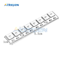 WS2812 WS2812B WS 2811 5050 RGB LED Lamp Panel Module 5V 8 Channel 8 Bit Rainbow LED Precise for Arduino Black Board