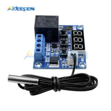 WX 101W LED Digital Thermostat Temperature Control Switch Board Module Temperature Controller Waterproof Sensor 1 Channel Relay