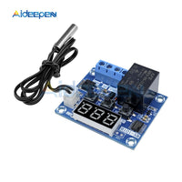 WX 101W LED Digital Thermostat Temperature Control Switch Board Module Temperature Controller Waterproof Sensor 1 Channel Relay