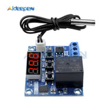 WX 101W LED Digital Thermostat Temperature Control Switch Board Module Temperature Controller Waterproof Sensor 1 Channel Relay