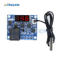 WX 101W LED Digital Thermostat Temperature Control Switch Board Module Temperature Controller Waterproof Sensor 1 Channel Relay