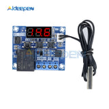 WX 101W LED Digital Thermostat Temperature Control Switch Board Module Temperature Controller Waterproof Sensor 1 Channel Relay