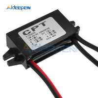 Waterproof Dual USB DC DC 12V to 5V 3A 15W Step down Car Power Converter Buck Module