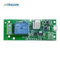 WiFi Wireless Smart Switch Relay Module DC 5V Self lock 433Mhz for Smart Home Access for Apple Android App Control