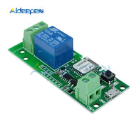 WiFi Wireless Smart Switch Relay Module DC 5V Self lock 433Mhz for Smart Home Access for Apple Android App Control