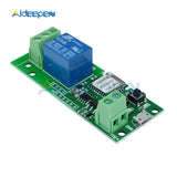WiFi Wireless Smart Switch Relay Module DC 5V Self lock 433Mhz for Smart Home Access for Apple Android App Control