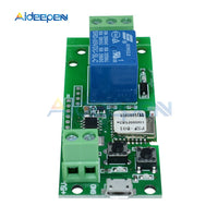WiFi Wireless Smart Switch Relay Module DC 5V Self lock 433Mhz for Smart Home Access for Apple Android App Control