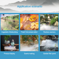 24V 0.6A 12 light Super Ultrasonic Mist Maker Fogger Fog Water Fountain Pond Atomizer Humidifier Atomizer Spray Head