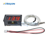 XH B310 Digital Thermometer 12V Temperature Control Meter K type M6 Thermocouple Tester  30~800C Thermograph Red LED Display