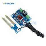 XH M214 12V Soil Humidity Sensor Controller Irrigation System Automatic Watering Module Digital Display Humidity Controller Red