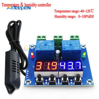 XH M452 DC 12V LED Digital Thermostat Temperature Humidity Control Thermometer Hygrometer Controller Relay Module AM2301 Probe