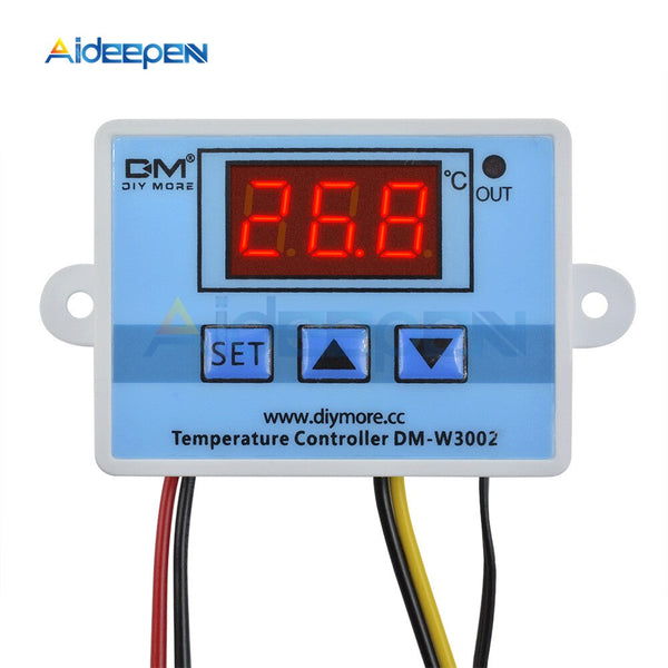 AC 220V W3001 LED Temperature Controller Thermostat Control Switch Probe