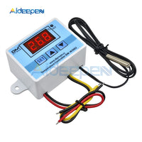 XH W3002 DC 12V 10A Digital LED Temperature Controller 12V 24V 220V Heating Cooling Temperature Control Switch Probe LCD Display