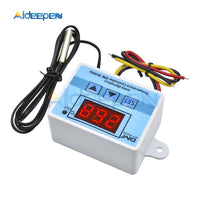 XH W3002 DC 12V 10A Digital LED Temperature Controller 12V 24V 220V Heating Cooling Temperature Control Switch Probe LCD Display