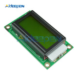 Yellow LCD Module 8 x 2 Character Display Screen 0802LCD Module 3.3V / 5V LED LCD Backlight for Arduino Diy Kit