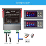 Ac 110-220V Mh1220W 10A Digital Dual Display Temperature Controller Thermostat